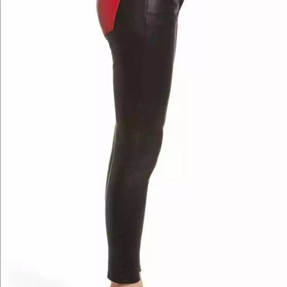 Current/Elliot 25 leather black pants Stiletto - Picture 5 of 7